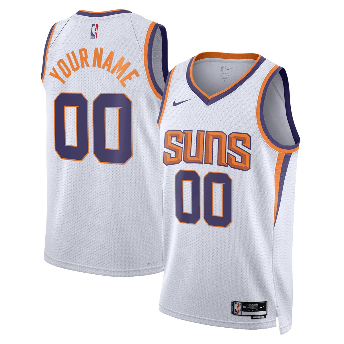 Phoenix Suns Association Swingman Jersey - Custom product image 1, provided for visual reference and product detail review