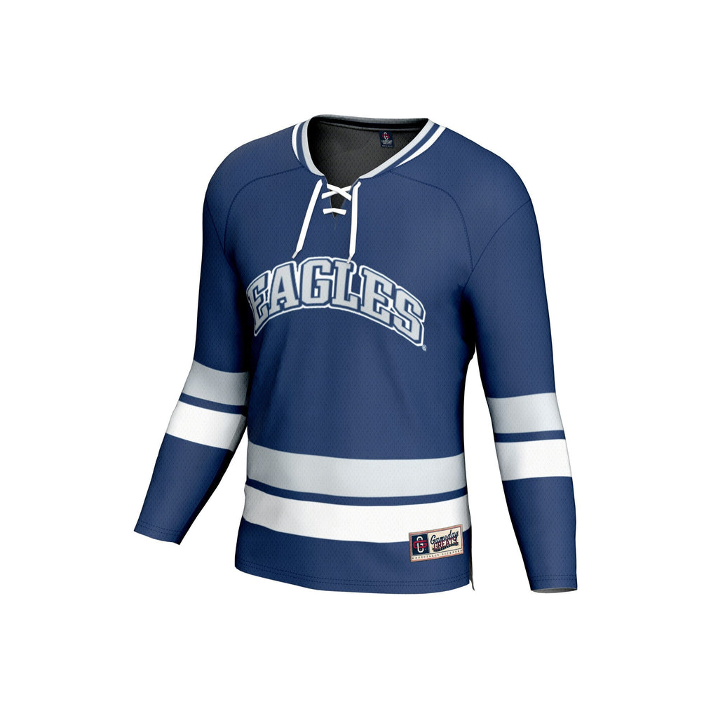 Emory Eagles Hockey Jersey - Blue product image 3, provided for visual reference and product detail review