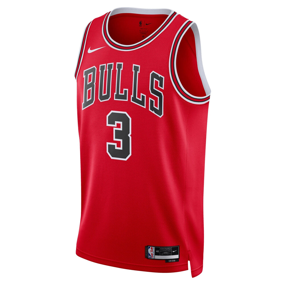 Chicago Bulls Icon Swingman Jersey - Giddey 3 product image 3, provided for visual reference and product detail review
