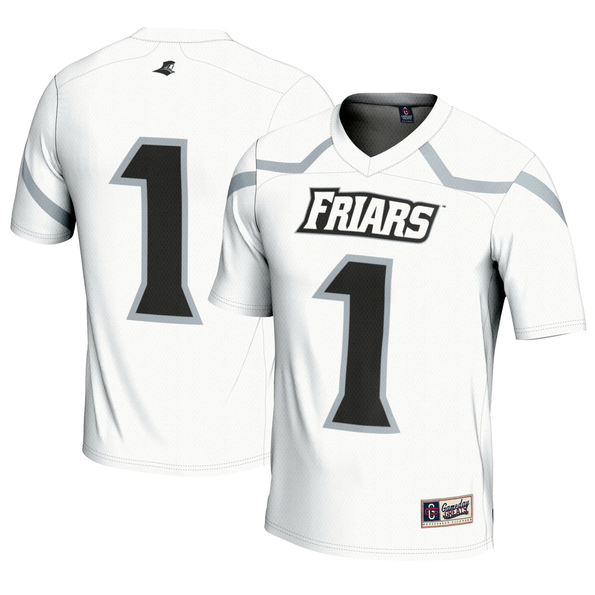#1 Providence Friars Lightweight Lacrosse Jersey - White product image 2, provided for visual reference and product detail