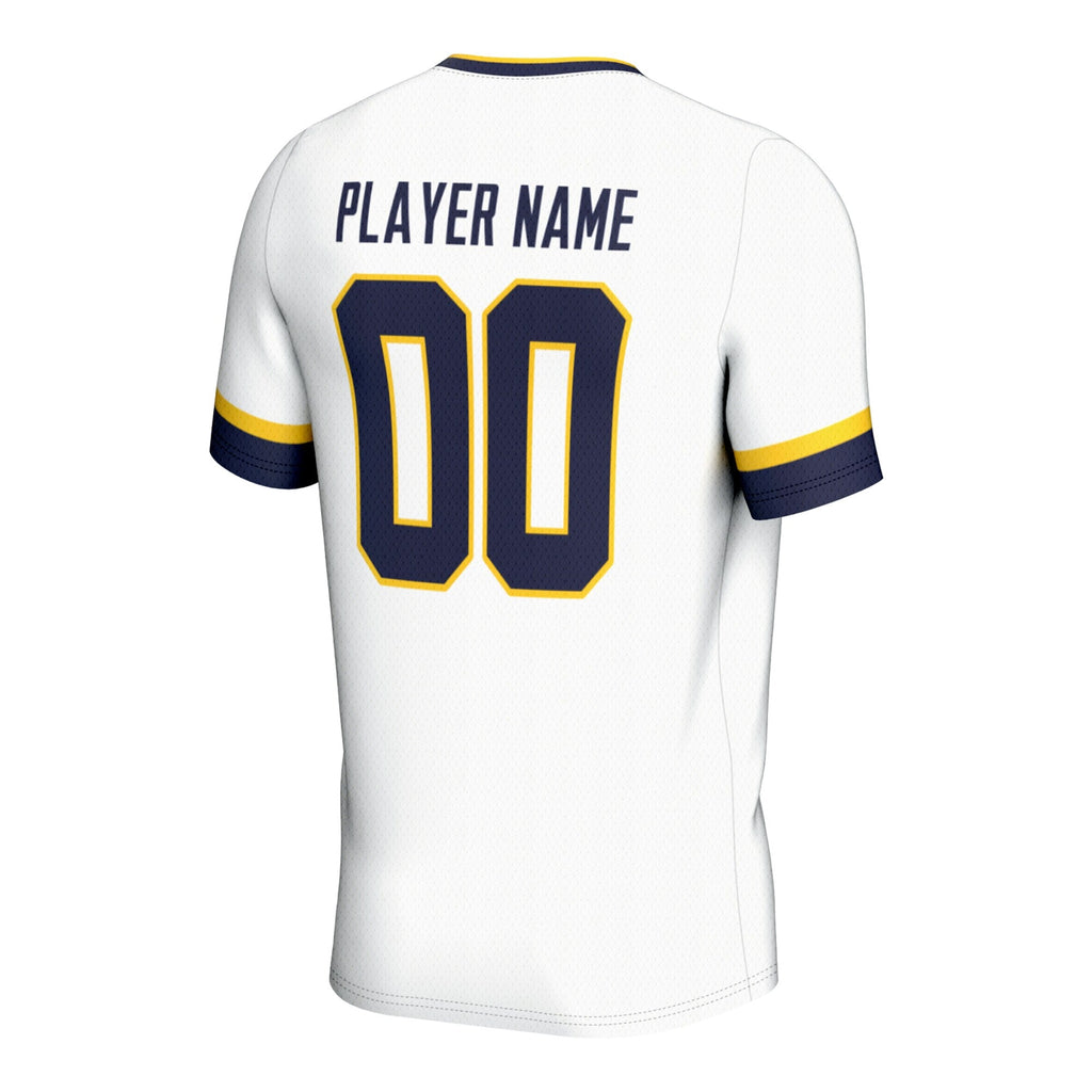 Cal Bears NIL Pick-A-Player Lightweight Soccer Jersey - White product image 4, provided for visual reference and product