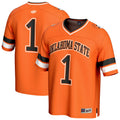 #1 Oklahoma State Cowboys Lightweight Collegiate Football Fashion Jersey - Orange product image 1, provided for visual