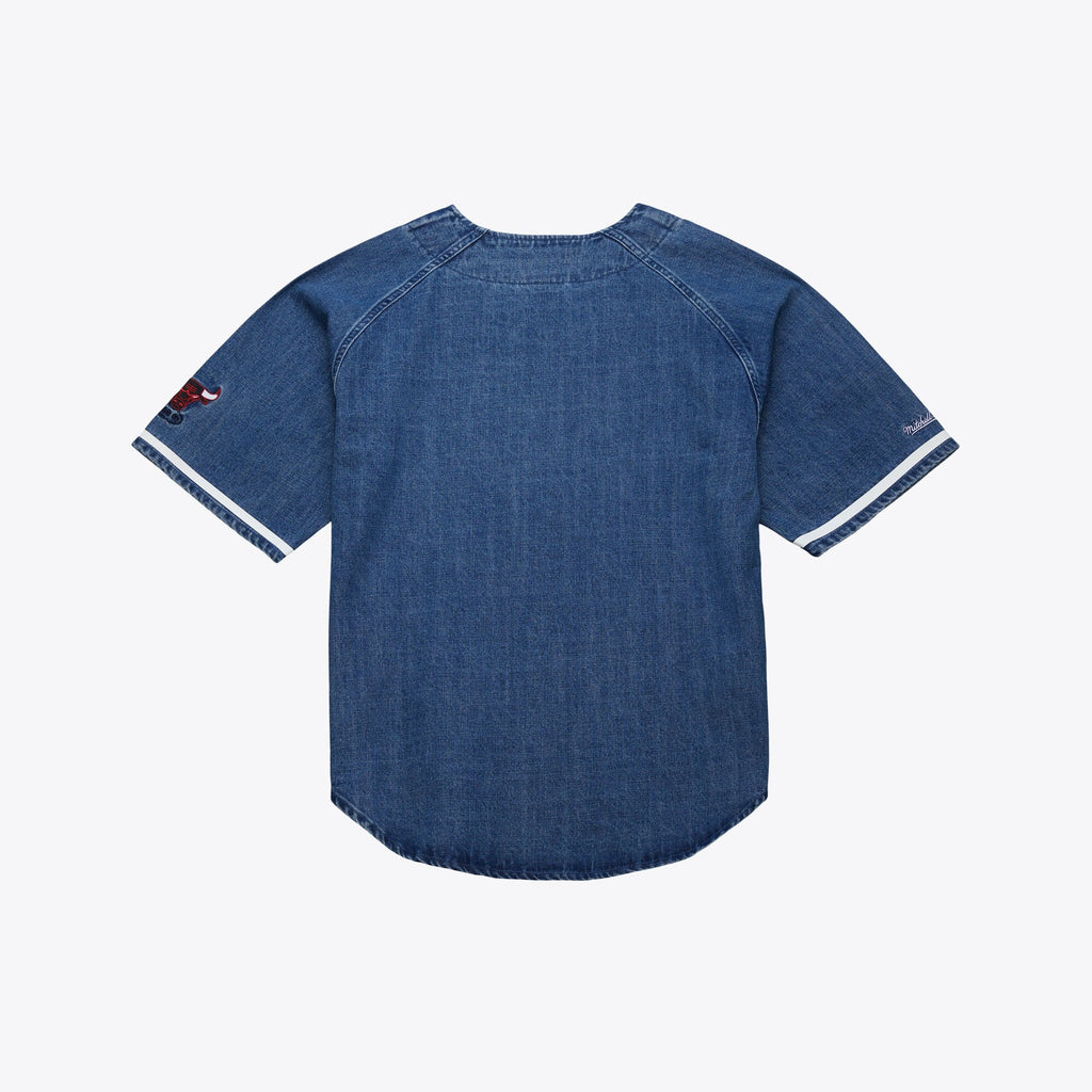 Chicago Bulls Summer Breeze Baseball Jersey - Blue product image 3, provided for visual reference and product detail review