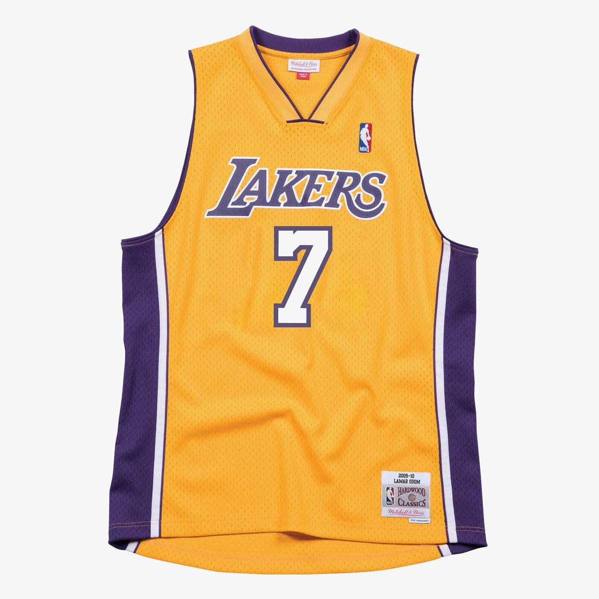 Los Angeles Lakers Swingman Jersey Lamar Odom 2009-10 product image 2, provided for visual reference and product detail