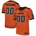 Oregon State Beavers Custom Football Game Jersey - Orange product image 1, provided for visual reference and product detail