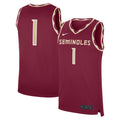 #1 Florida State Seminoles Road Replica Jersey - Garnet product image 1, provided for visual reference and product detail