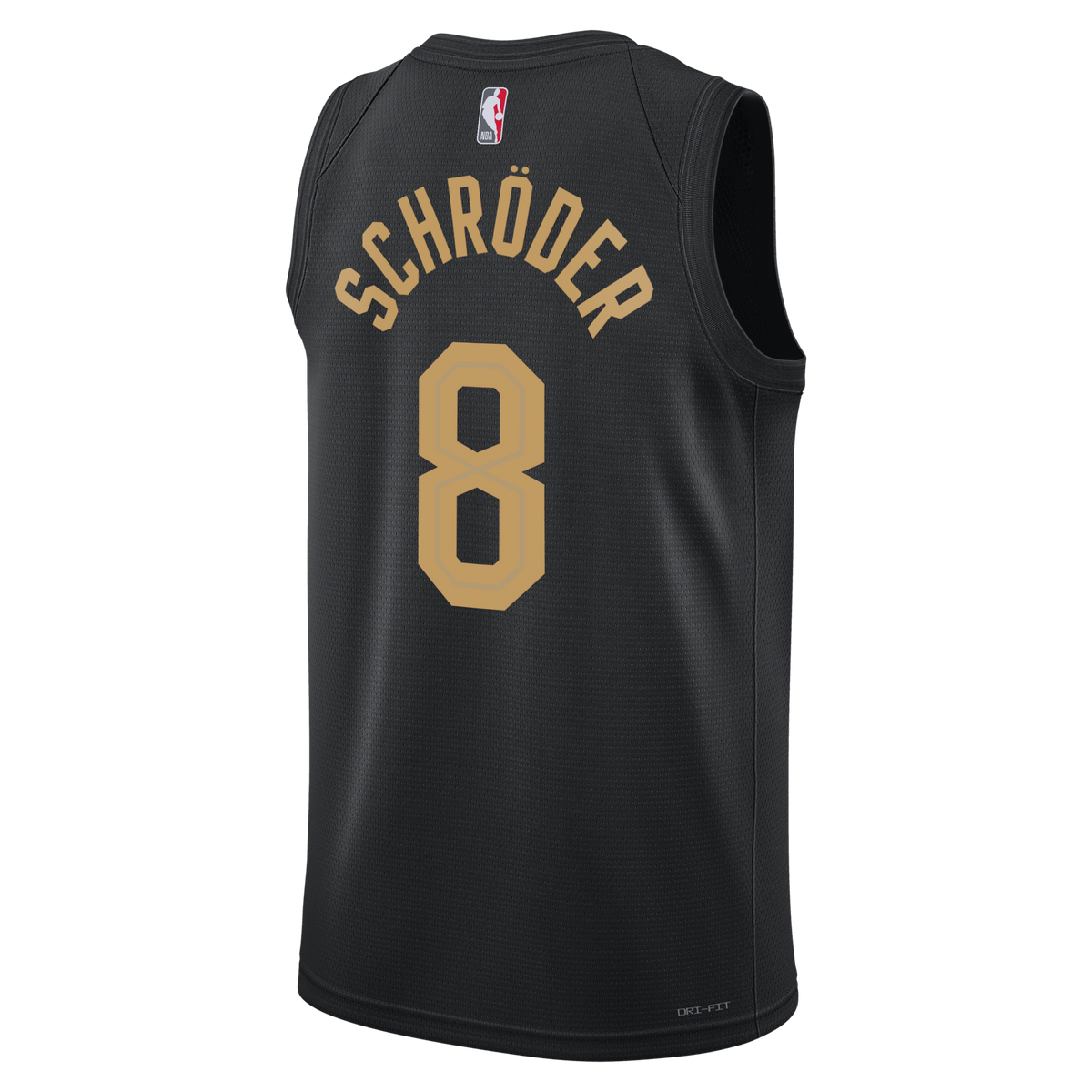 Cleveland Cavaliers Statement Edition Swingman Jersey - Black - Dennis Schröder product image 4, provided for visual