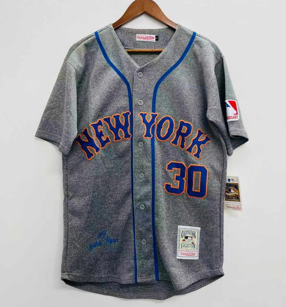 Nolan Ryan YOUTH KIDS New York Mets Official MLB Mitchell & product image 2