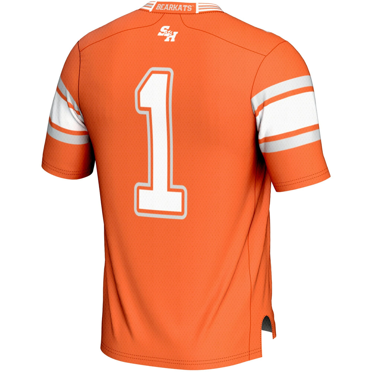 #1 Sam Houston State Bearkats Endzone Football Jersey - Orange product image 4, provided for visual reference and product