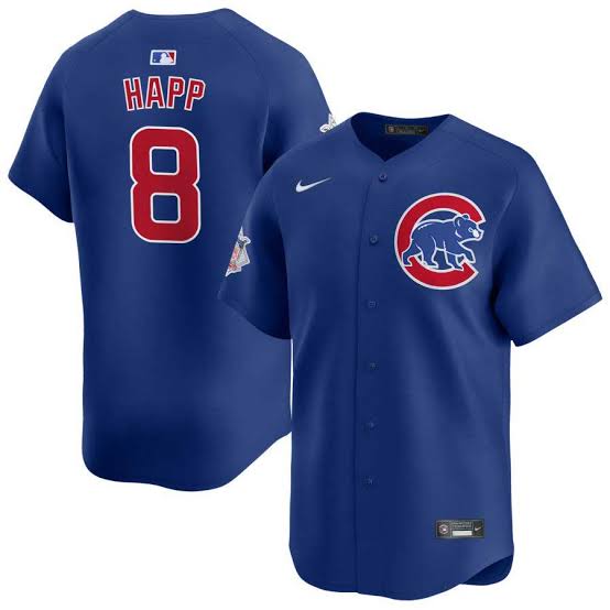 Ian Happ Chicago Cubs Official MLB Nike Jersey blue product image 1