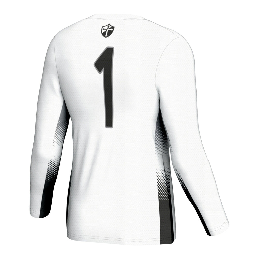 #1 Providence Friars Lightweight Volleyball Jersey - White product image 4, provided for visual reference and product detail
