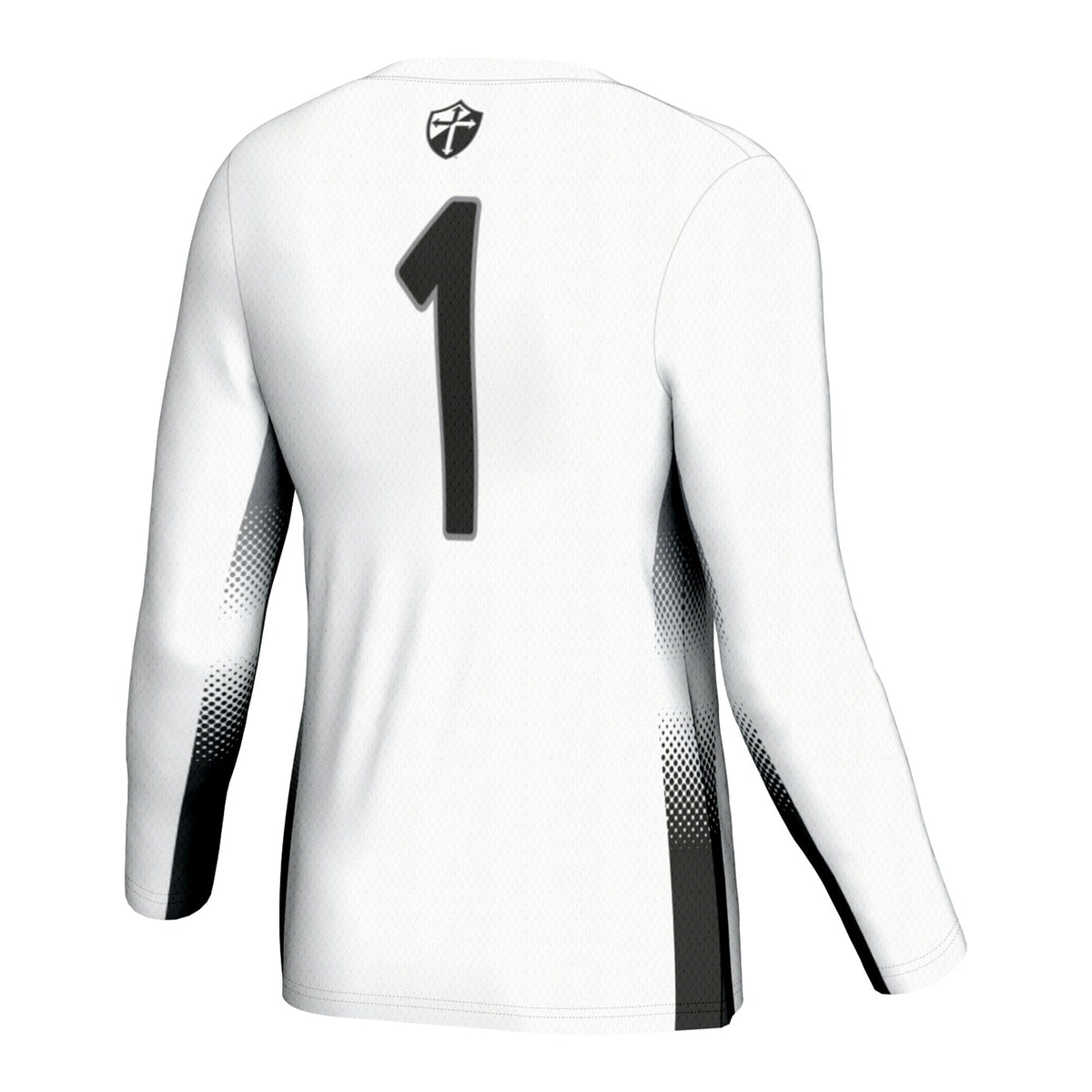 #1 Providence Friars Lightweight Volleyball Jersey - White product image 4, provided for visual reference and product detail