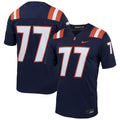 #77 Illinois Fighting Illini Untouchable Football Jersey – Navy product image 1, provided for visual reference and product