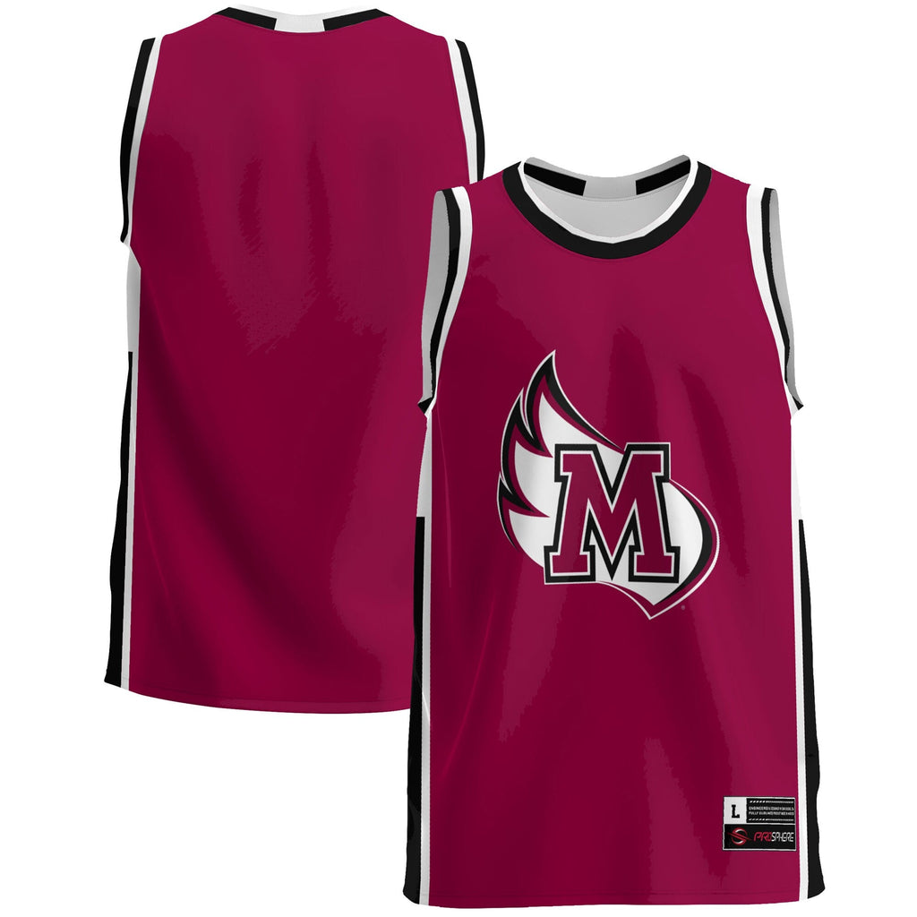Meredith College Avenging Angels Lightweight Basketball Jersey - Maroon product image 2, provided for visual reference and