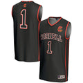 #1 Cornell Big Red Lightweight Basketball Jersey - Black product image 1, provided for visual reference and product detail