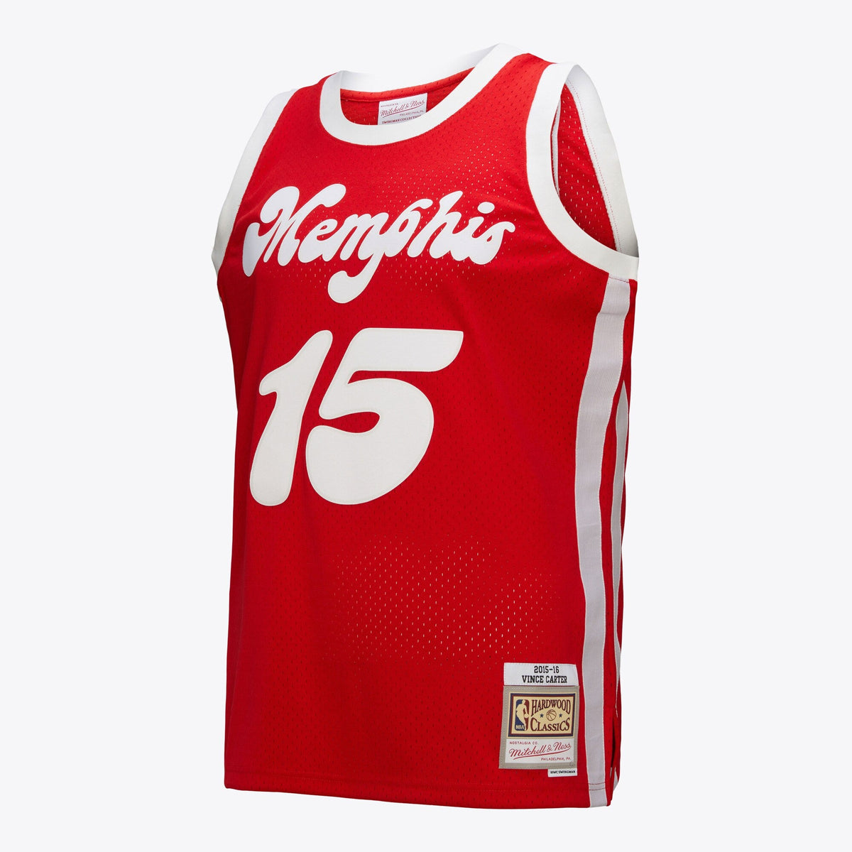 Memphis Grizzlies Vince Carter 2015 Hardwood Classics Authentic Jersey - Red product image 5, provided for visual reference