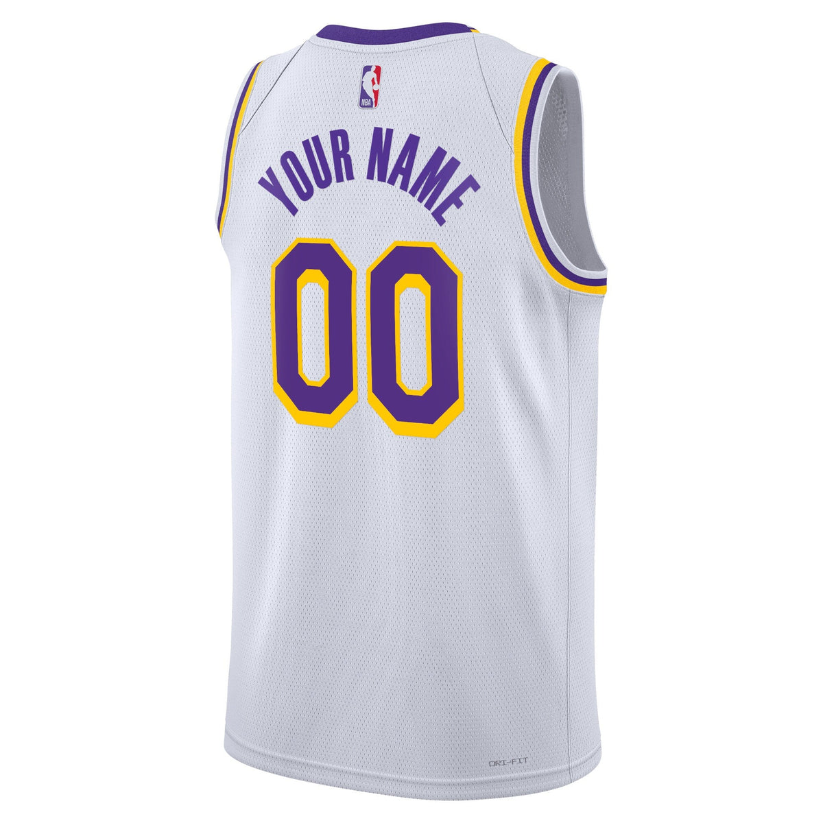 Los Angeles Lakers Association Swingman Jersey - Custom product image 3, provided for visual reference and product detail