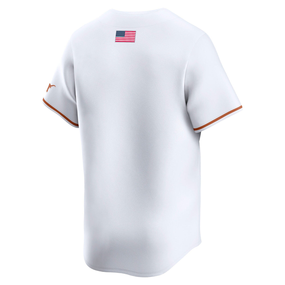 White Texas Longhorns Baseball Limited Jersey product image 4, provided for visual reference and product detail review