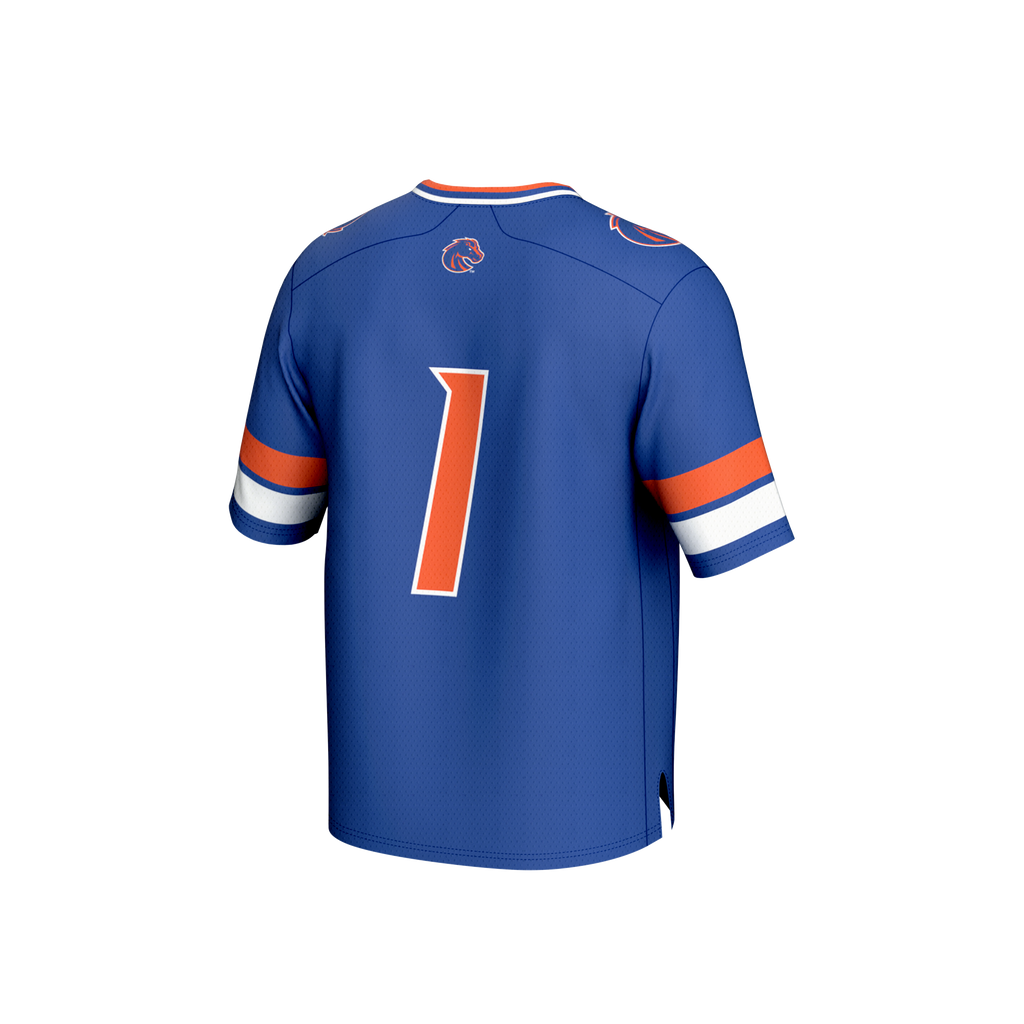 Boise State Broncos Collegiate Football Lightweight Fashion Jersey - Royal product image 4, provided for visual reference