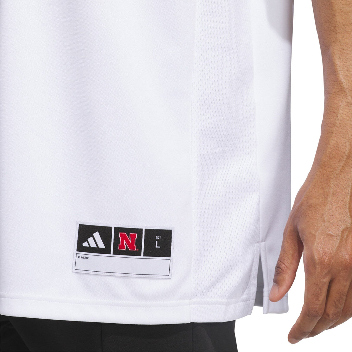 #1 White Nebraska Huskers Away Premier Football Jersey product image 8, provided for visual reference and product detail