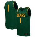 Baylor Bears Replica Basketball Jersey - Green product image 1, provided for visual reference and product detail review