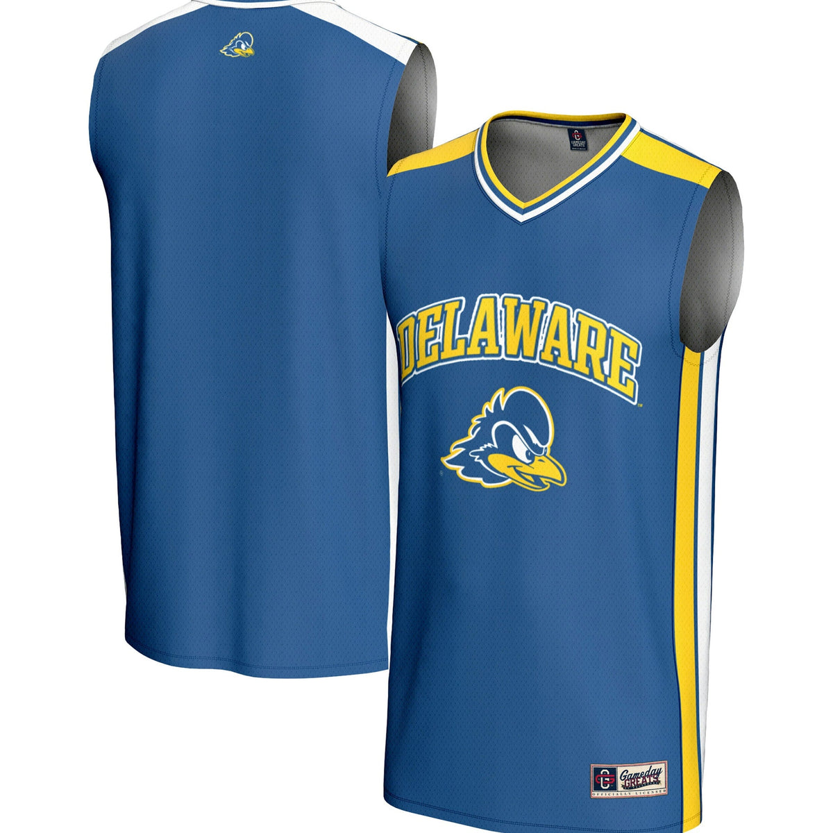 Delaware Fightin' Blue Hens Spirit Basketball Jersey - Royal product image 2, provided for visual reference and product