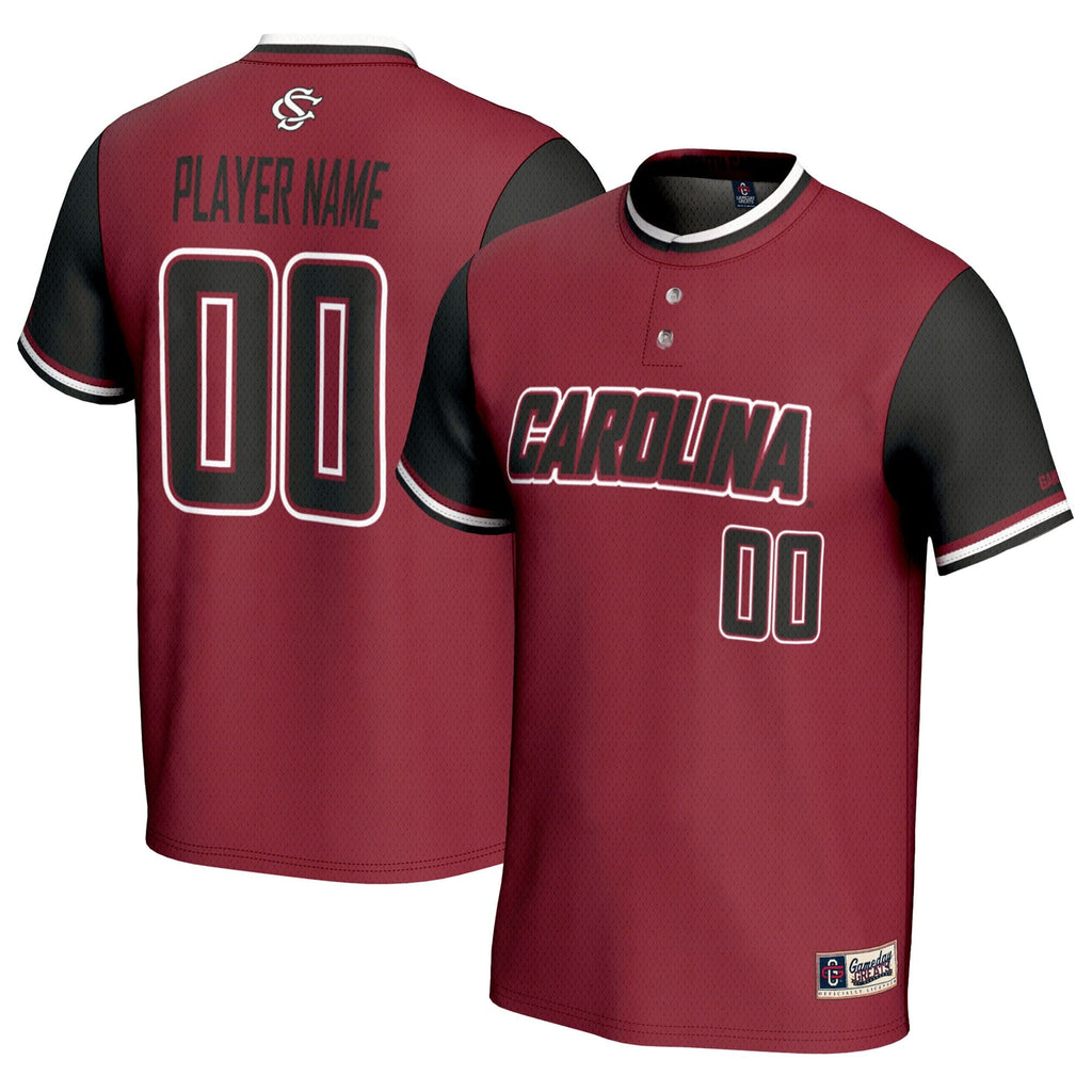 South Carolina Gamecocks NIL Pick-A-Player Lightweight Softball Jersey - Garnet product image 2, provided for visual