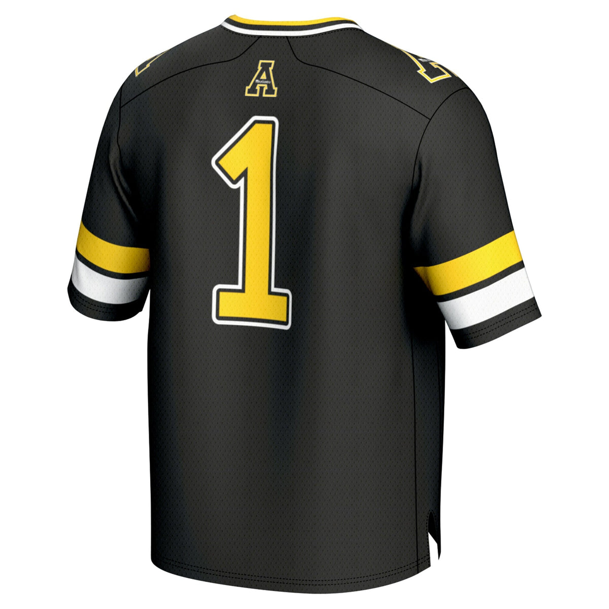 #1 Appalachian State Mountaineers Lightweight Collegiate Football Fashion Jersey - Black product image 4, provided for