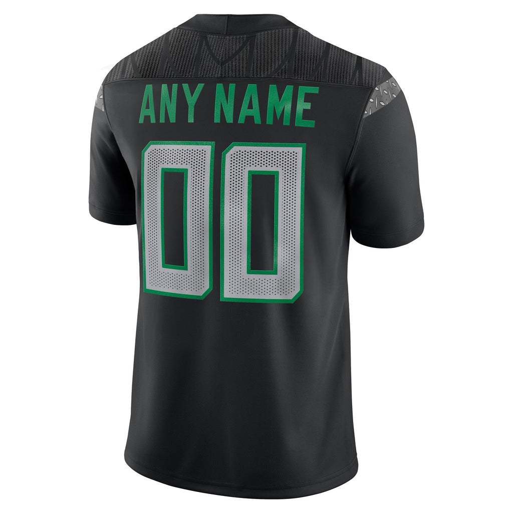Oregon Ducks Custom Game Jersey - Black product image 4, provided for visual reference and product detail review