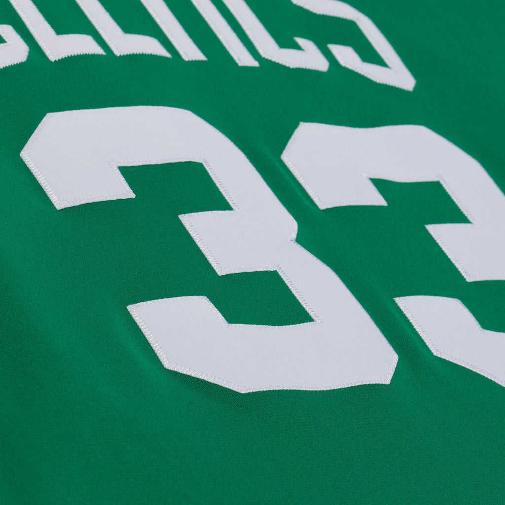 Boston Celtics Larry Bird 1985 Authentic Road Jersey - Kelly Green product image 5, provided for visual reference and