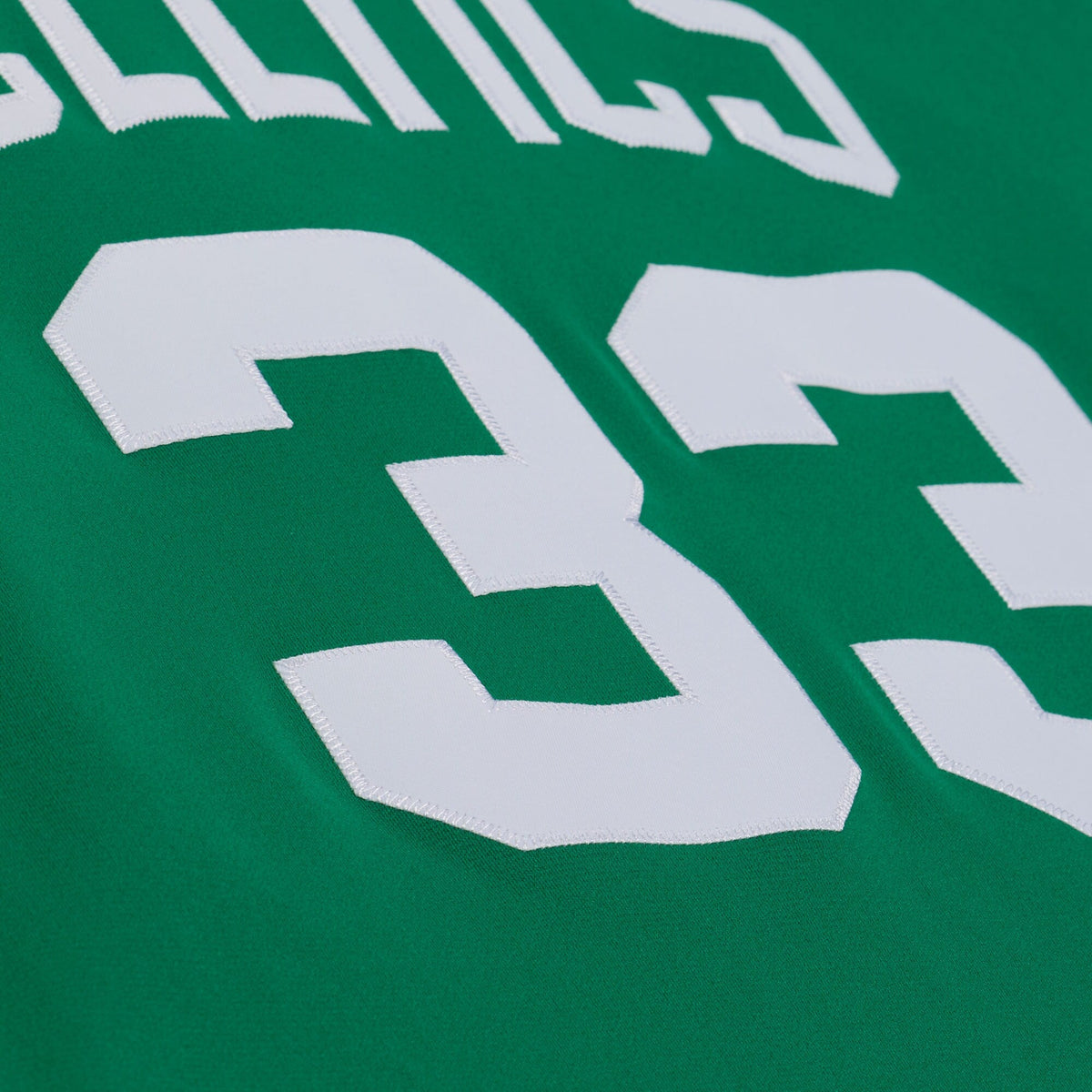 Boston Celtics Larry Bird 1985 Authentic Road Jersey - Kelly Green product image 5, provided for visual reference and