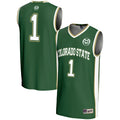 #1 Colorado State Rams Lightweight Basketball Jersey - Green product image 1, provided for visual reference and product