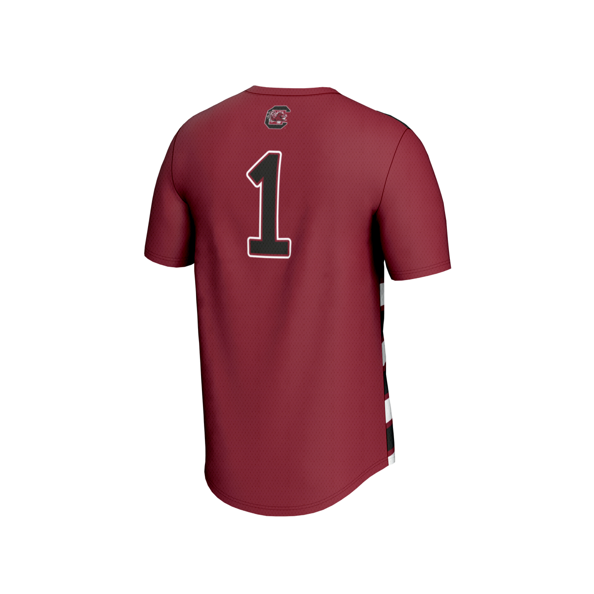 #1 South Carolina Gamecocks Lightweight Soccer Fashion Jersey - Garnet product image 4, provided for visual reference and