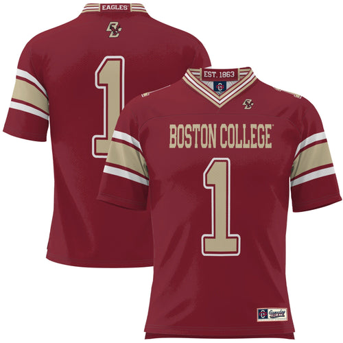 #1 Boston College Eagles Football Jersey - Maroon product image 2, provided for visual reference and product detail review