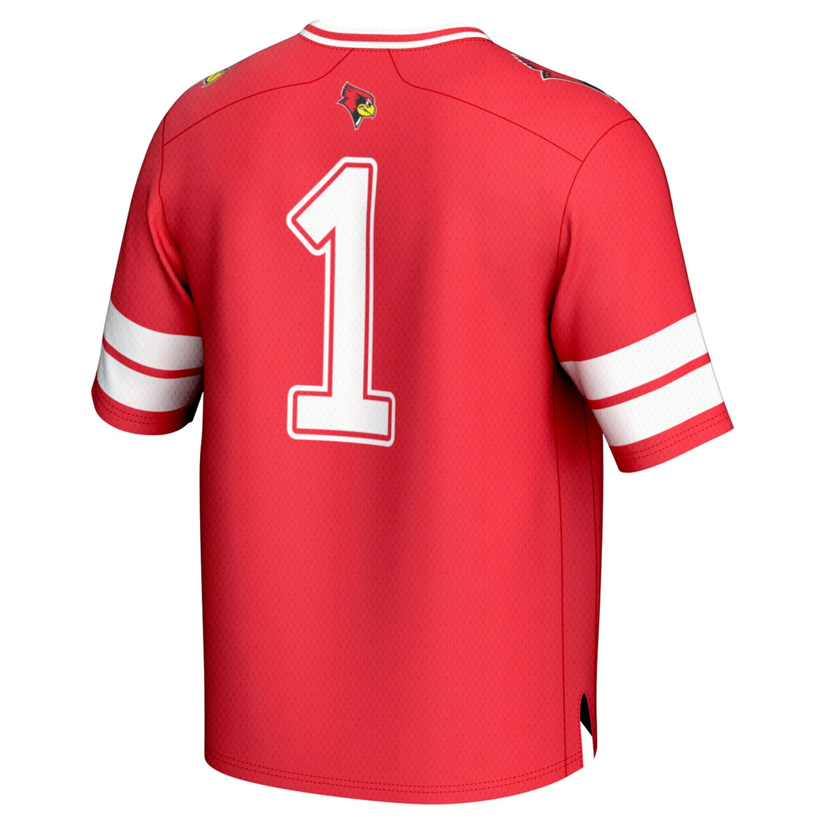 #1 Illinois State Redbirds Lightweight Collegiate Football Fashion Jersey - Red product image 4, provided for visual