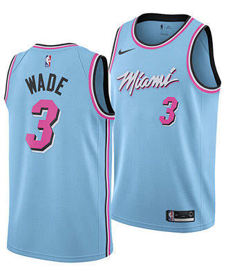 Dwyane Wade Miami Heat Official NBA Nike Vice Jersey product image 1