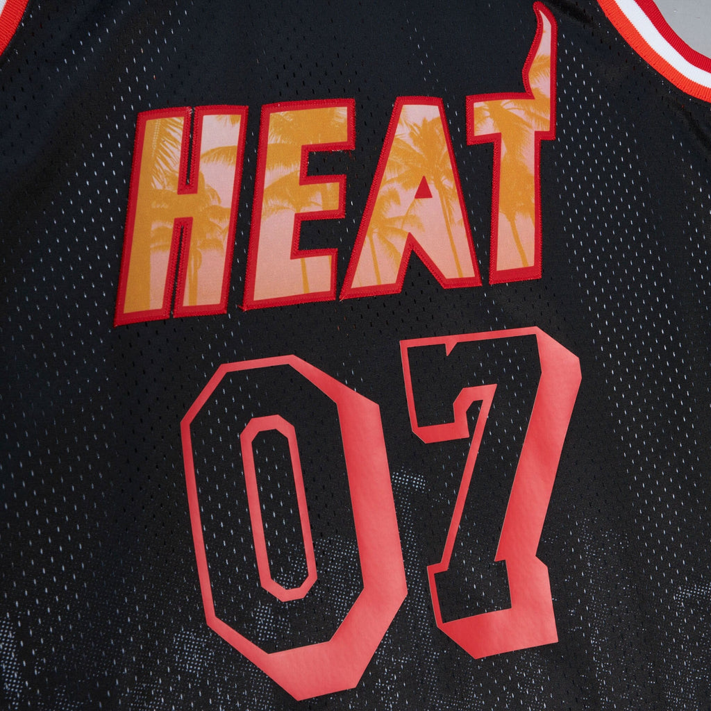 Miami Heat M&N x Nicky Jam Swingman Jersey product image 4, provided for visual reference and product detail review
