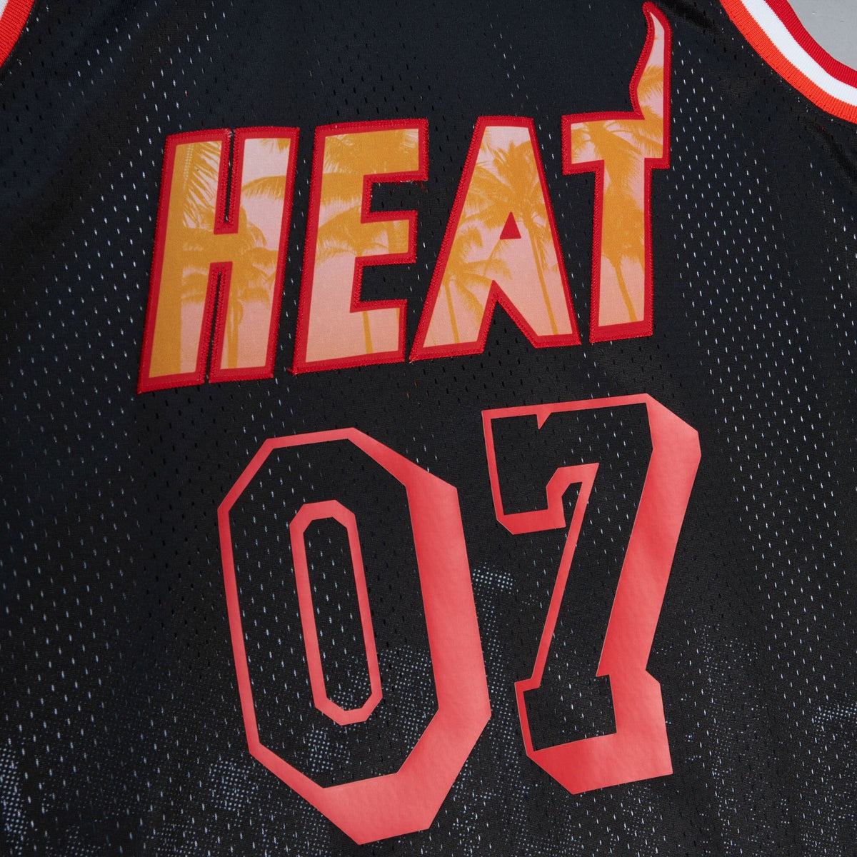 Miami Heat M&N x Nicky Jam Swingman Jersey product image 4, provided for visual reference and product detail review