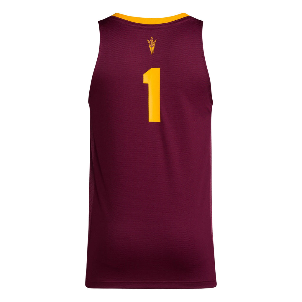 #1 Maroon Arizona State Sun Devils Replica Swingman Jersey product image 4, provided for visual reference and product detail