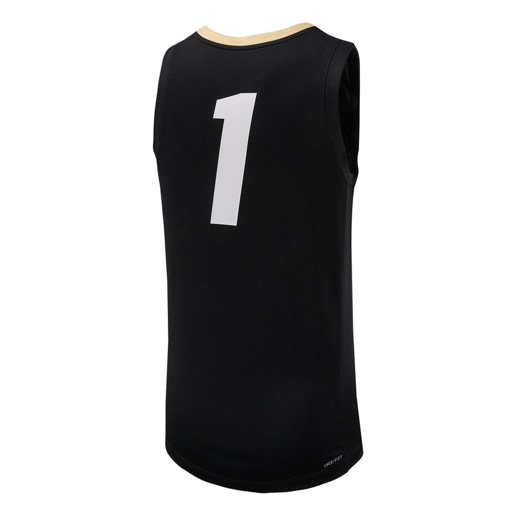#1 Colorado Buffaloes Replica Basketball Jersey - Black product image 4, provided for visual reference and product detail