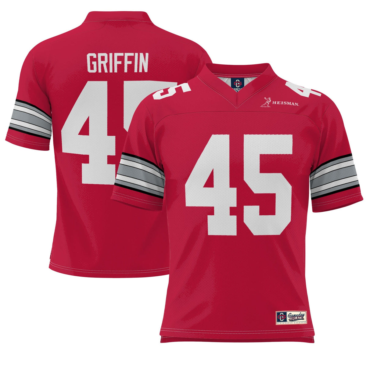 Archie Griffin Ohio State Buckeyes Heisman Football Jersey - Scarlet product image 2, provided for visual reference and