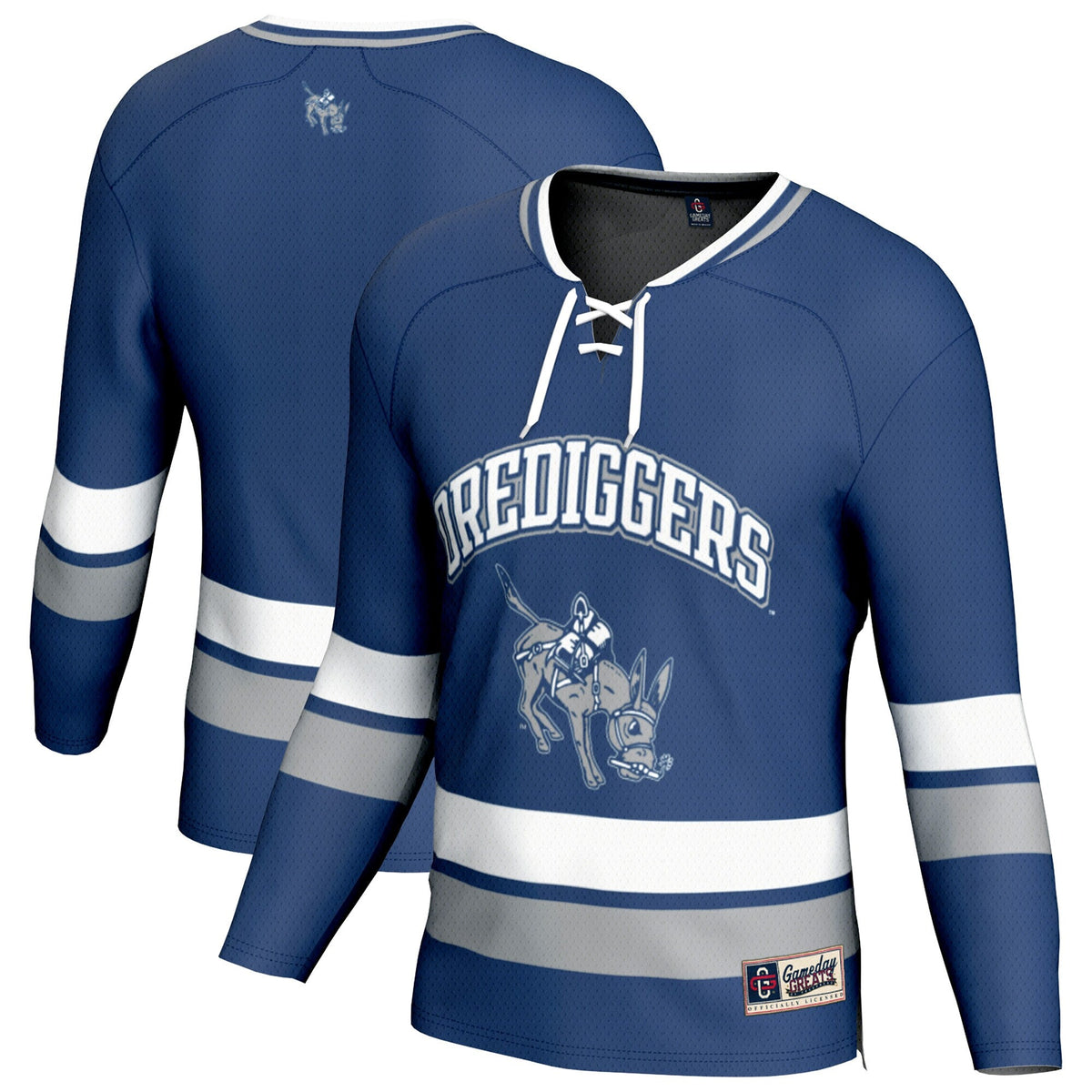 Colorado School of Mines Orediggers Spirit Hockey Jersey - Blue product image 1, provided for visual reference and product
