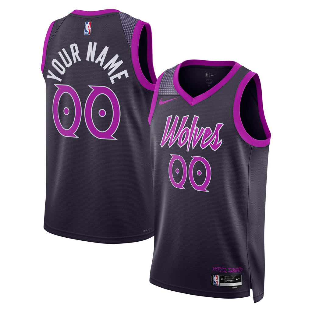Minnesota Timberwolves 2025/26 City Edition Swingman Jersey - Custom product image 2, provided for visual reference and
