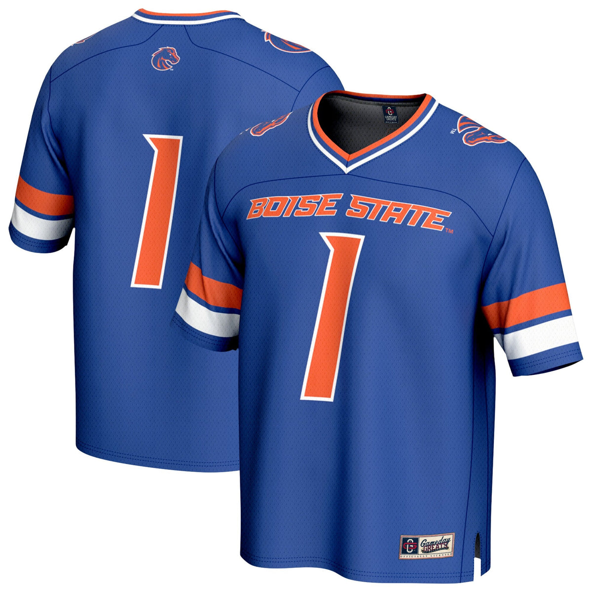 Boise State Broncos Collegiate Football Lightweight Fashion Jersey - Royal product image 1, provided for visual reference