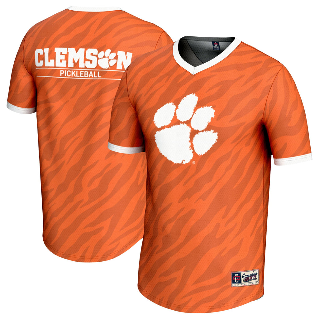 Clemson Tigers Lightweight Pickleball Jersey - Orange product image 1, provided for visual reference and product detail