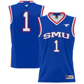 #1 SMU Mustangs Lightweight Basketball Jersey - Royal product image 1, provided for visual reference and product detail