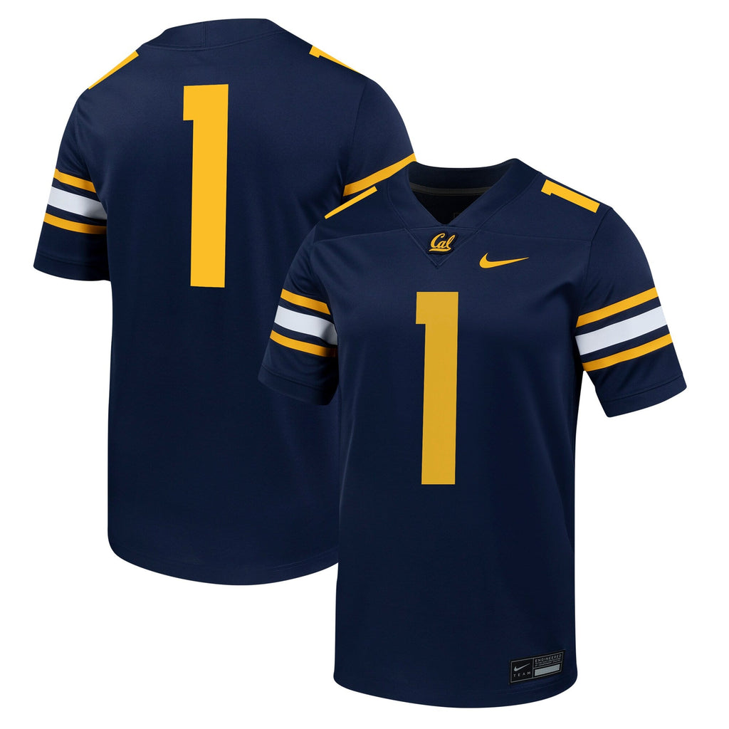 #1 Navy Cal Bears Untouchable Football Jersey product image 2, provided for visual reference and product detail review