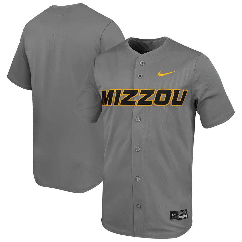 Gray Missouri Tigers Limited Baseball Jersey product image 1, provided for visual reference and product detail review