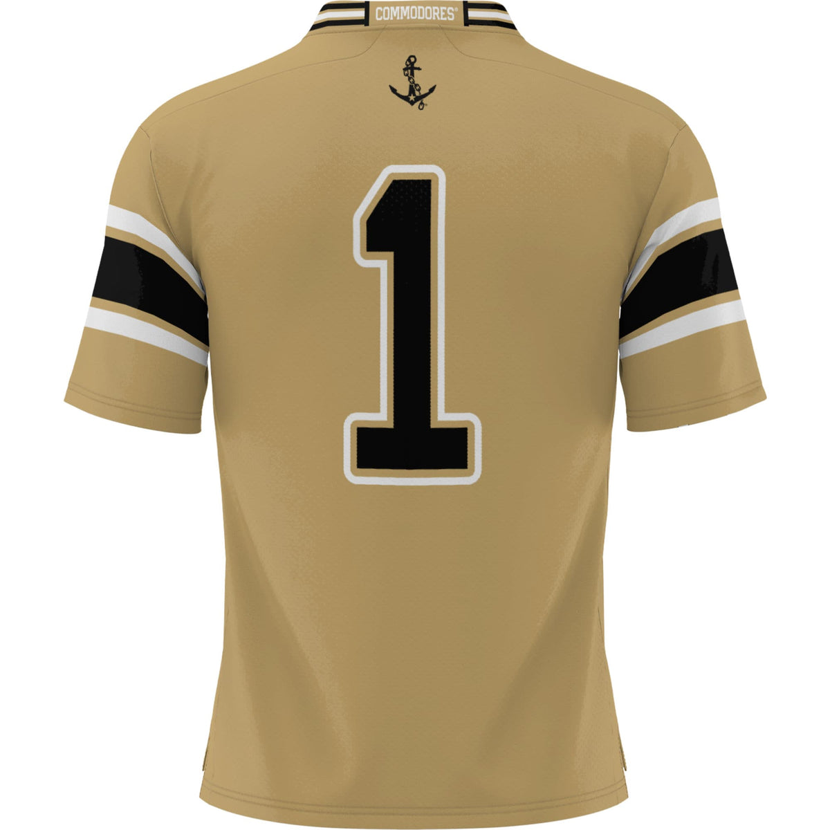 #1 Vanderbilt Commodores Football Jersey - Gold product image 4, provided for visual reference and product detail review