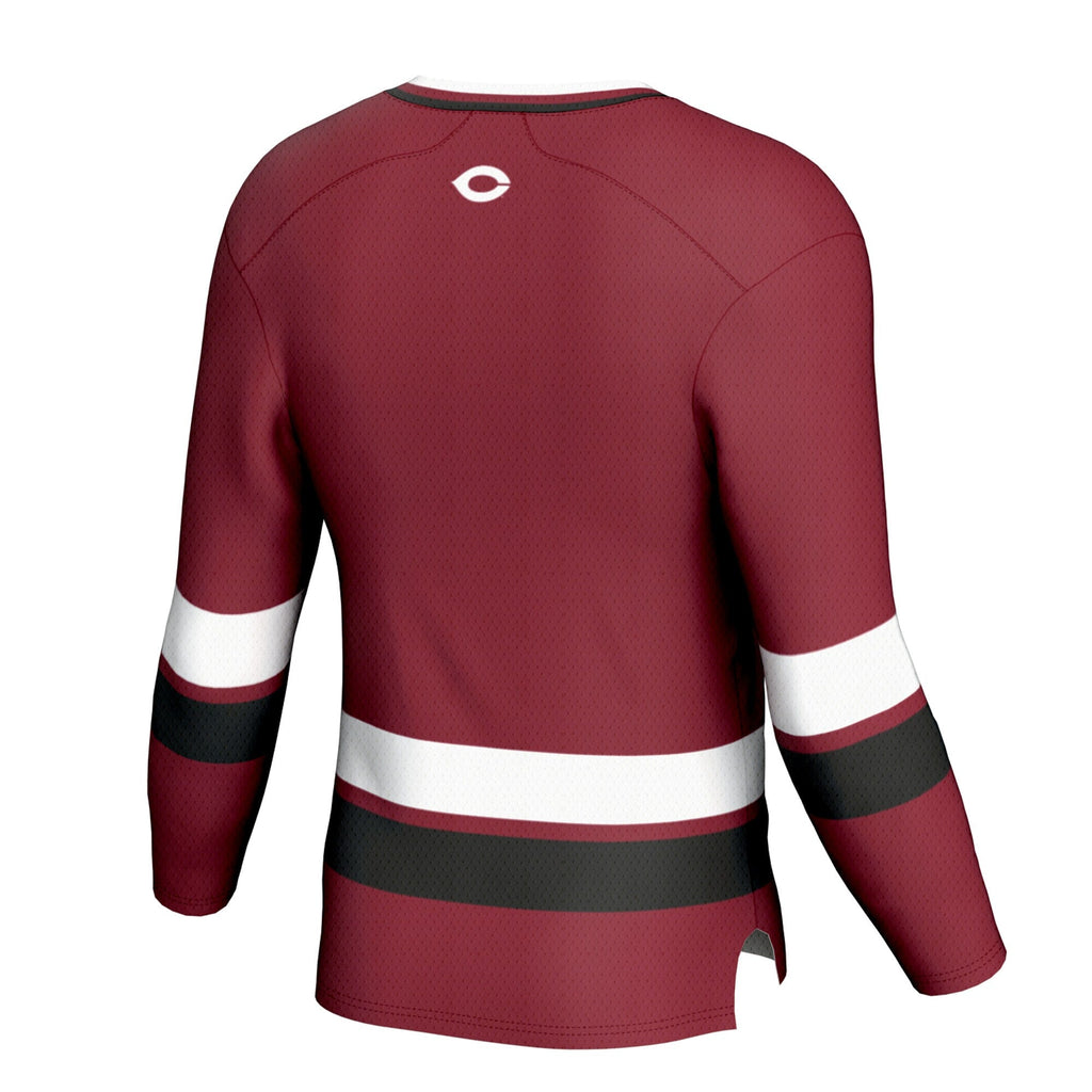 UChicago Maroons Spirit Hockey Jersey - Maroon product image 4, provided for visual reference and product detail review